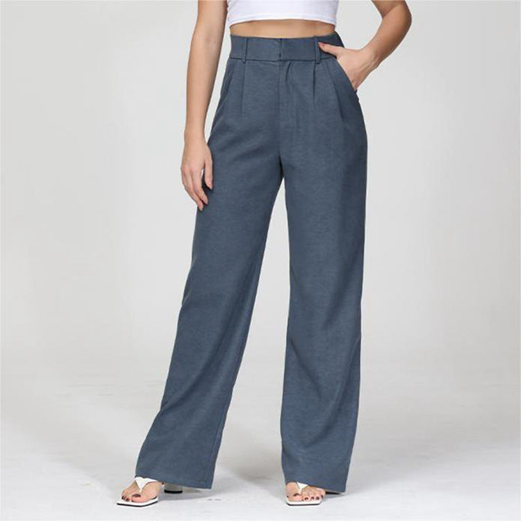 Casual pleated pants for women